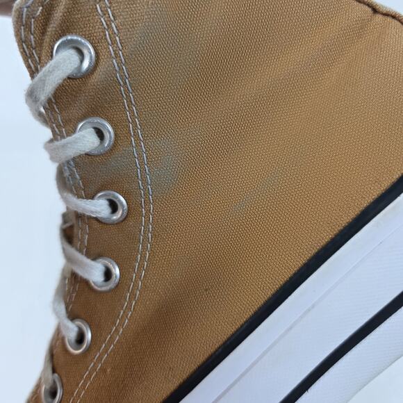 Converse CTAS Lift Hi Platform Women Sz 7 Shoes Sneakers Ginger Snap - Picture 4 of 12